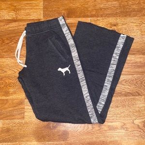 PINK Gray Sweatpants - XS
